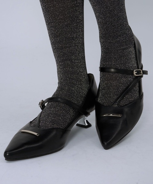 HARE（ハレ）の「メタルヒールパンプス(HARE)（パンプス・レディース・ブラック・MEDIUM/LARGE）」の14枚目の写真