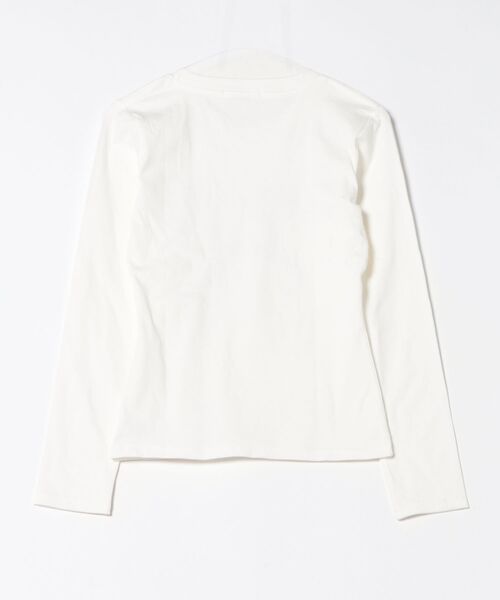 AsRiRe(アスリレイ)の「前リボンプリントトップス(Tシャツ/カットソー・レディース・ホワイト・M)」の6枚目の写真