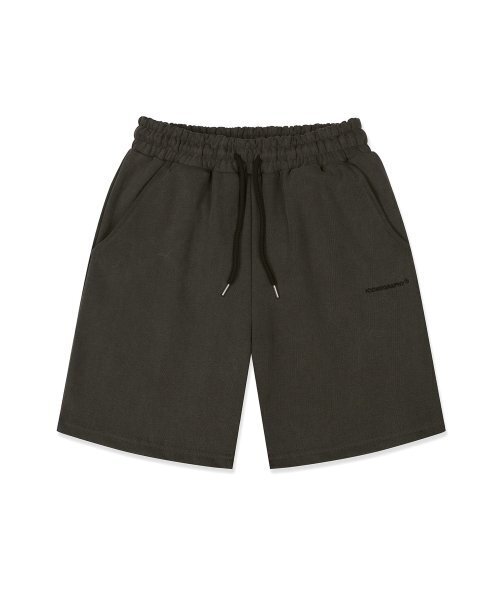 ICONOGRAPHY(アイコノグラフィー)の「オーバーサイズ_トレーニングショーツ ショートパンツ CHCO(その他パンツ・レディース・チャコール・L/M/S)」の1枚目の写真