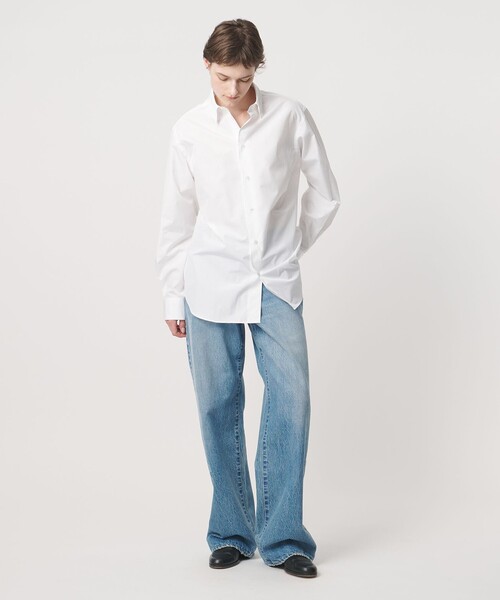 LOEFF（ロエフ）の「＜LOEFF＞コットン ブロード レギュラーカラーシャツ（シャツ/ブラウス・レディース・ホワイト/コバルトブルー/ネイビー・0/1）」の22枚目の写真