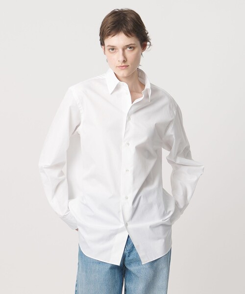 ★ぷ★ ロエフ LOEFF コットン ブロード レギュラーカラーシャツ LOEFF＞コットン ブロード レギュラーカラーシャツ（シャツ/ブラウス