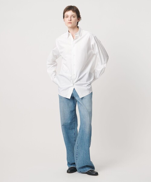 LOEFF＞コットン ブロード レギュラーカラーシャツ（シャツ/ブラウス