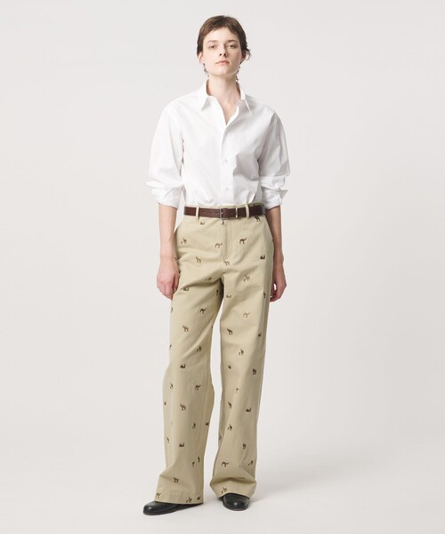 LOEFF＞コットン ブロード レギュラーカラーシャツ（シャツ/ブラウス