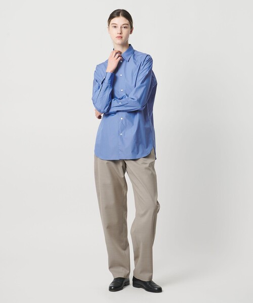 ★ぷ★ ロエフ LOEFF コットン ブロード レギュラーカラーシャツ LOEFF＞コットン ブロード レギュラーカラーシャツ（シャツ/ブラウス