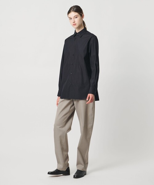 LOEFF＞コットン ブロード レギュラーカラーシャツ（シャツ/ブラウス