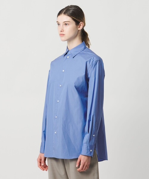 LOEFF＞コットン ブロード レギュラーカラーシャツ（シャツ/ブラウス