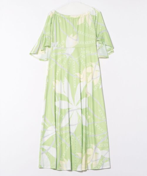 Maunaloa(マウナロア)の「【Maunaloa】Ocean Blue Bird ティアレトアスリーブドレス(ドレス・レディース・ネイビー/モスグリーン/ブラック・L/M)」の3枚目の写真