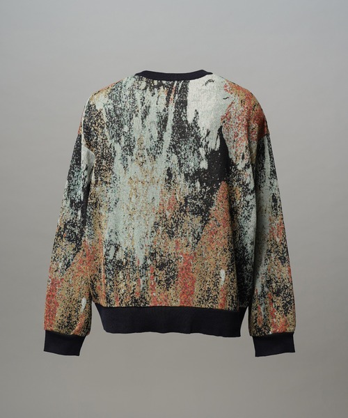 MAISON SPECIAL（メゾンスペシャル）の「《UNISEX》Abstract Jacquard Prime-Over Crew Neck Knit Pullover/アブストラクトジャガードプライムオーバークルーネックニットプルオーバー【MAISON SPECIAL/メゾンスペシャル】（ニット/セーター・メンズ・その他1/その他2・0/1/2）」の17枚目の写真