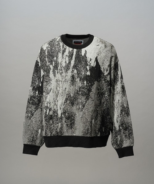 MAISON SPECIAL（メゾンスペシャル）の「《UNISEX》Abstract Jacquard Prime-Over Crew Neck Knit Pullover/アブストラクトジャガードプライムオーバークルーネックニットプルオーバー【MAISON SPECIAL/メゾンスペシャル】（ニット/セーター・メンズ・その他1/その他2・0/1/2）」の14枚目の写真