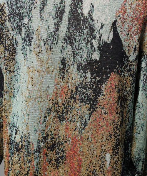 MAISON SPECIAL（メゾンスペシャル）の「《UNISEX》Abstract Jacquard Prime-Over Crew Neck Knit Pullover/アブストラクトジャガードプライムオーバークルーネックニットプルオーバー【MAISON SPECIAL/メゾンスペシャル】（ニット/セーター・メンズ・その他1/その他2・0/1/2）」の19枚目の写真