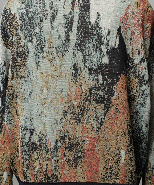 MAISON SPECIAL（メゾンスペシャル）の「《UNISEX》Abstract Jacquard Prime-Over Crew Neck Knit Pullover/アブストラクトジャガードプライムオーバークルーネックニットプルオーバー【MAISON SPECIAL/メゾンスペシャル】（ニット/セーター・メンズ・その他1/その他2・0/1/2）」の20枚目の写真