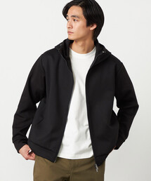 COMME CA ISM（コムサイズム）の「ヘリンボーンコンビ フーデッドブルゾン（ブルゾン）」