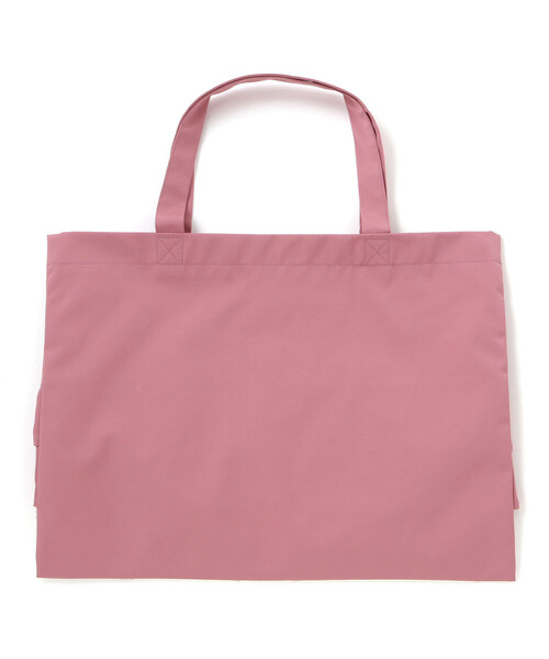 BeBe（ベベ）の「花柄切り替えフリルレッスンバッグ（トートバッグ・キッズ・ピンク/ブルー・FREE）」の6枚目の写真