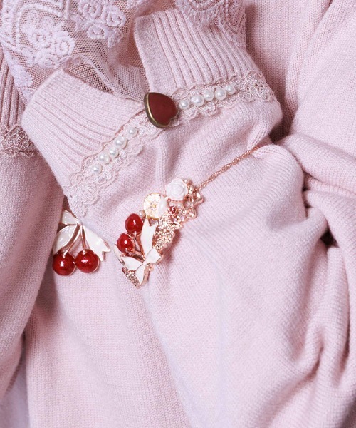 axes femme(アクシーズファム)の「ディヴェールショコラブレス(ブレスレット・レディース・ピンク/ゴールド・FREE)」の3枚目の写真