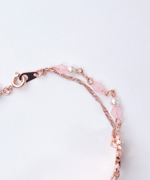 axes femme(アクシーズファム)の「ディヴェールショコラブレス(ブレスレット・レディース・ピンク/ゴールド・FREE)」の7枚目の写真