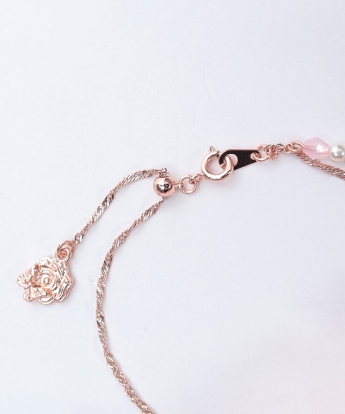 axes femme(アクシーズファム)の「ディヴェールショコラブレス(ブレスレット・レディース・ピンク/ゴールド・FREE)」の8枚目の写真