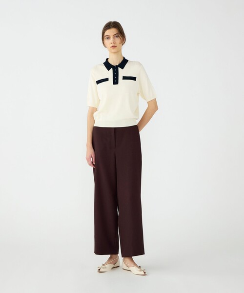 BALLSEY(ボールジィ)の「ストレッチタックドット ポロプルオーバー(ニット/セーター・レディース・ネイビー/ホワイト系その他・S)」の13枚目の写真