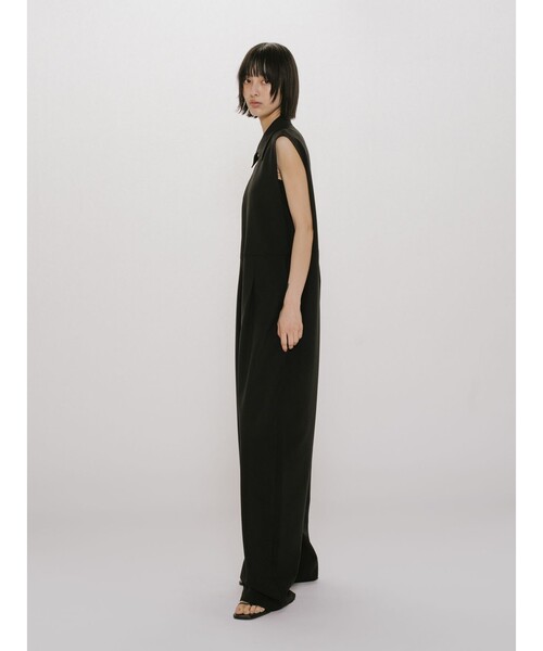 MIDIUMISOLID(ミディウミソリッド)の「MIDIUMISOLID for Ladies スキッパージャンプスーツ(その他パンツ・レディース・チャコールグレー/ブラック/ベージュ・36/38)」の13枚目の写真