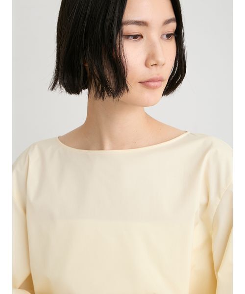 MIESROHE(ミースロエ)の「【洗える】UVカットボリュームスリーブブラウス(シャツ/ブラウス・レディース・ストライプ/イエロー/ホワイト・F)」の8枚目の写真