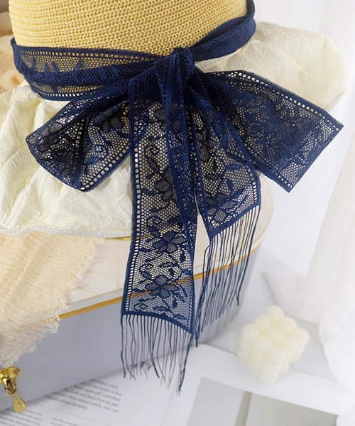 VIBGYOR(ヴィブジョー)の「oshipic/推し活 フラワー レース リボン 推しカラー アレンジ ミニスカーフ S0040(バンダナ/スカーフ・レディース・パープル/ベージュ/イエロー/ネイビー/サーモンピンク/ピンク/ホワイト/レッド/ボルドー/グレー/オレンジ系その他/ベビーピンク/アイボリー/ブラック/ピンク系その他・FREE)」の7枚目の写真