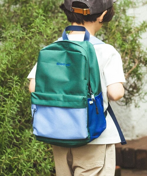 BEAMS mini(ビームスミニ)の「カラーデイパック 2026SS(バックパック/リュック・キッズ・グリーン/ピンク/ベージュ・ONE SIZE)」の1枚目の写真