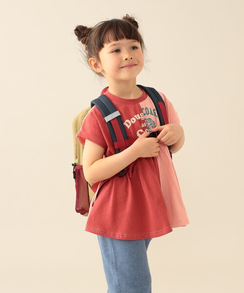 BEAMS mini(ビームスミニ)の「カラーデイパック 2026SS(バックパック/リュック・キッズ・グリーン/ピンク/ベージュ・ONE SIZE)」の6枚目の写真