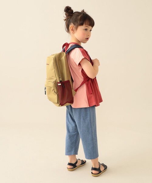 BEAMS mini(ビームスミニ)の「カラーデイパック 2026SS(バックパック/リュック・キッズ・グリーン/ピンク/ベージュ・ONE SIZE)」の9枚目の写真