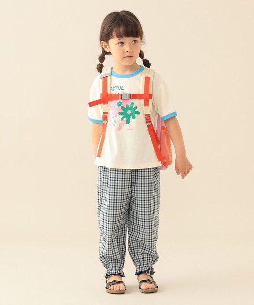 BEAMS mini(ビームスミニ)の「カラーデイパック 2026SS(バックパック/リュック・キッズ・グリーン/ピンク/ベージュ・ONE SIZE)」の11枚目の写真