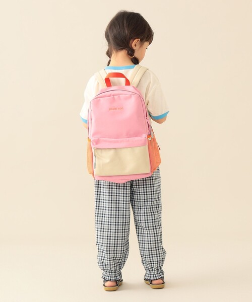BEAMS mini(ビームスミニ)の「カラーデイパック 2026SS(バックパック/リュック・キッズ・グリーン/ピンク/ベージュ・ONE SIZE)」の12枚目の写真