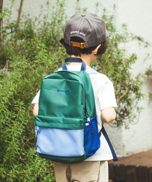 BEAMS mini(ビームスミニ)の「カラーデイパック 2026SS(バックパック/リュック・キッズ・グリーン/ピンク/ベージュ・ONE SIZE)」の15枚目の写真