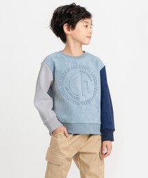 COMME CA ISM（コムサイズム）の「スエードタッチエンボストレーナー（スウェット）」