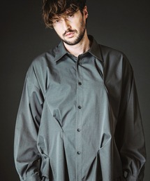 NO ID.（ノーアイディ）の「【NO ID.】Random Tuck Big Shirt / ランダム タック ビッグ シャツ（シャツ/ブラウス）」