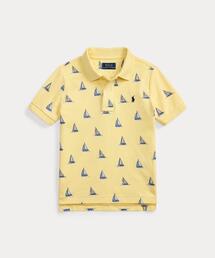 POLO RALPH LAUREN CHILDRENSWEAR（ポロ ラルフ ローレン チルドレンズウェア）の「セールボートプリント コットン メッシュ ポロシャツ（ポロシャツ）」