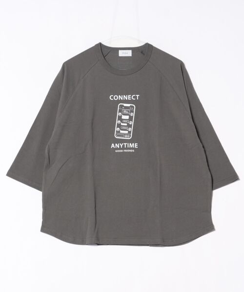FOV(フォブ)の「フォブ CONNECT Tシャツ(Tシャツ/カットソー・レディース・チャコールグレー・F)」の1枚目の写真