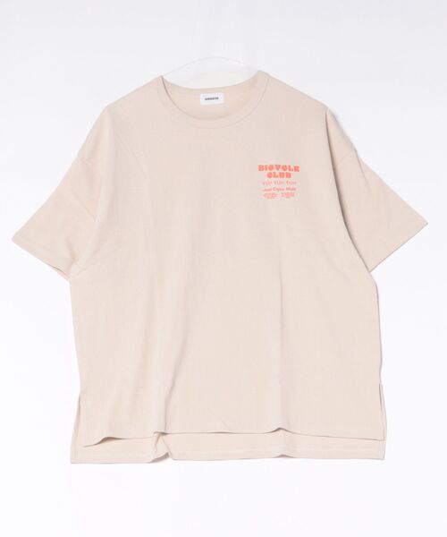 GENERATOR(ジェネレーター)の「GENERATOR/ジェネレーター BICYCLE Tシャツ(Tシャツ/カットソー・レディース・ベージュ系その他/ホワイト/ブラック・F)」の3枚目の写真