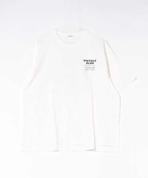 GENERATOR(ジェネレーター)の「GENERATOR/ジェネレーター BICYCLE Tシャツ(Tシャツ/カットソー・レディース・ベージュ系その他/ホワイト/ブラック・F)」の1枚目の写真