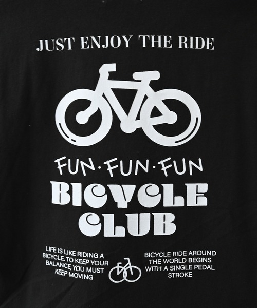 GENERATOR(ジェネレーター)の「GENERATOR/ジェネレーター BICYCLE Tシャツ(Tシャツ/カットソー・レディース・ベージュ系その他/ホワイト/ブラック・F)」の8枚目の写真