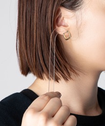 TOM WOOD | TOM WOOD Frame Hoops Small Gold トムウッド フレーム フープ スモール  ピアス(ピアス（両耳用）)