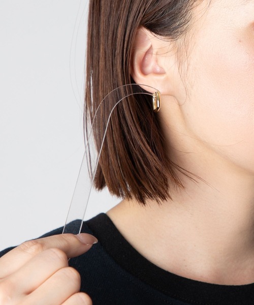 セール】TOM WOOD Frame Hoops Small Gold トムウッド フレーム フープ