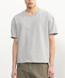 ソリッドクロップTシャツ[メランジグレー]