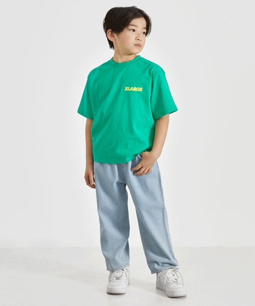 XLARGE KIDS(エクストララージキッズ)の「スランテッドOGバックプリント半袖Tシャツ(Tシャツ/カットソー・キッズ・ホワイト/グリーン/ブラック/オレンジ・140cm/90cm/110cm/100cm/120cm/130cm/80cm)」の17枚目の写真