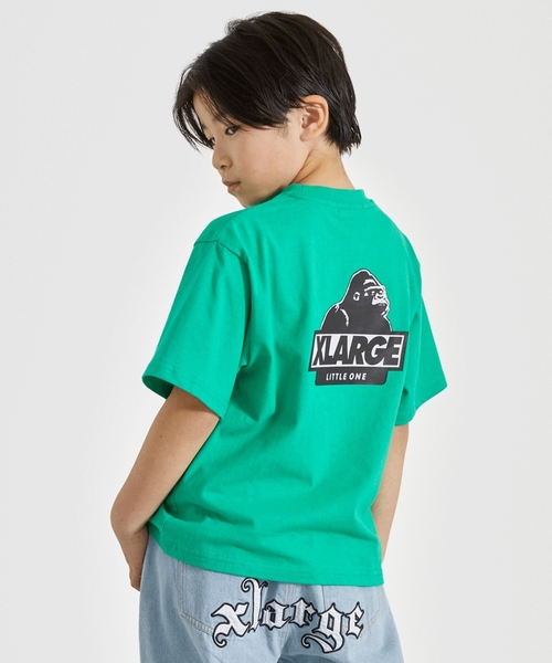 XLARGE KIDS(エクストララージキッズ)の「スランテッドOGバックプリント半袖Tシャツ(Tシャツ/カットソー・キッズ・ホワイト/グリーン/ブラック/オレンジ・140cm/90cm/110cm/100cm/120cm/130cm/80cm)」の18枚目の写真