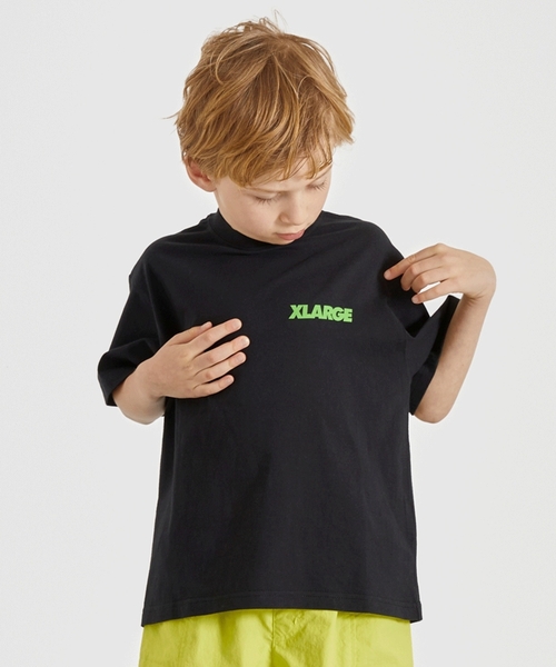 XLARGE KIDS(エクストララージキッズ)の「スランテッドOGバックプリント半袖Tシャツ(Tシャツ/カットソー・キッズ・ホワイト/グリーン/ブラック/オレンジ・140cm/90cm/110cm/100cm/120cm/130cm/80cm)」の19枚目の写真