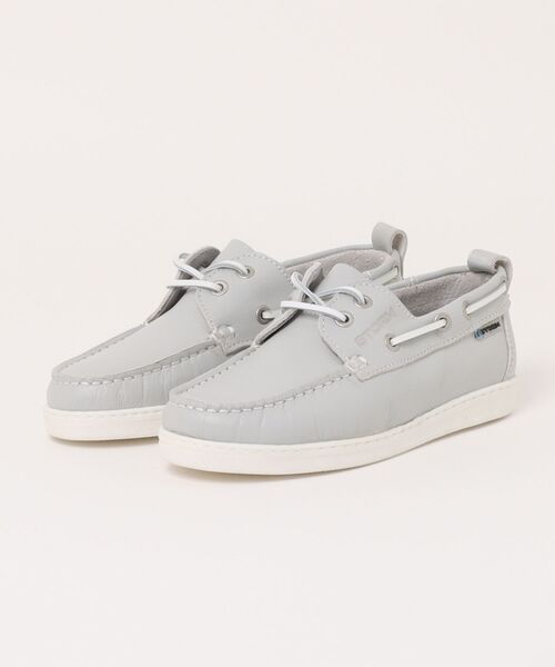 def/focus tokyo(デフフォーカストーキョー)の「STORM/ストーム スムースレザーデッキシューズ【B2385 TIGRE】(モカシン/デッキシューズ・レディース・ホワイト/ライトグレー/ダークネイビー・36/38/39/35)」の1枚目の写真