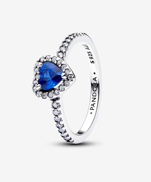 PANDORA(パンドラ)の「エレベイテッド ハート リング(リング・レディース・グリーン/レッド/ホワイト/イエロー/ライトパープル/ロイヤルブルー/ピンク/ブルー/フューシャピンク/ダークグリーン/ライトブルー・54/52/50/48/56/60/58)」の6枚目の写真