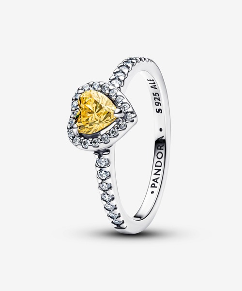 PANDORA(パンドラ)の「エレベイテッド ハート リング(リング・レディース・グリーン/レッド/ホワイト/イエロー/ライトパープル/ロイヤルブルー/ピンク/ブルー/フューシャピンク/ダークグリーン/ライトブルー・54/52/50/48/56/60/58)」の8枚目の写真