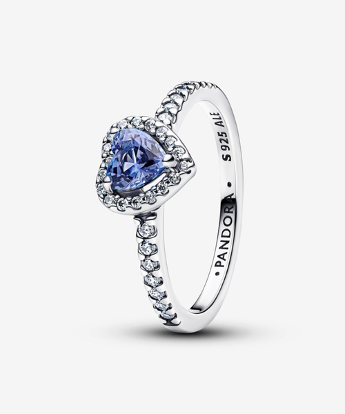 PANDORA(パンドラ)の「エレベイテッド ハート リング(リング・レディース・グリーン/レッド/ホワイト/イエロー/ライトパープル/ロイヤルブルー/ピンク/ブルー/フューシャピンク/ダークグリーン/ライトブルー・54/52/50/48/56/60/58)」の5枚目の写真