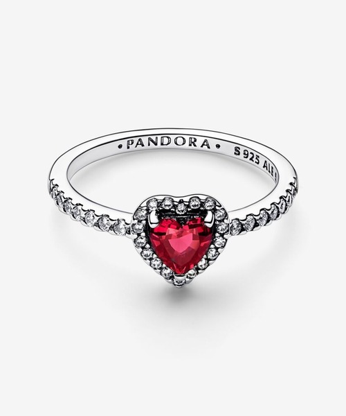 PANDORA(パンドラ)の「エレベイテッド ハート リング(リング・レディース・グリーン/レッド/ホワイト/イエロー/ライトパープル/ロイヤルブルー/ピンク/ブルー/フューシャピンク/ダークグリーン/ライトブルー・54/52/50/48/56/60/58)」の22枚目の写真