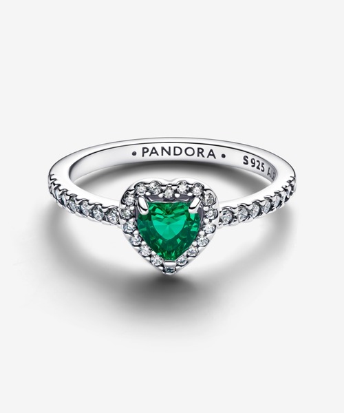 PANDORA(パンドラ)の「エレベイテッド ハート リング(リング・レディース・グリーン/レッド/ホワイト/イエロー/ライトパープル/ロイヤルブルー/ピンク/ブルー/フューシャピンク/ダークグリーン/ライトブルー・54/52/50/48/56/60/58)」の13枚目の写真