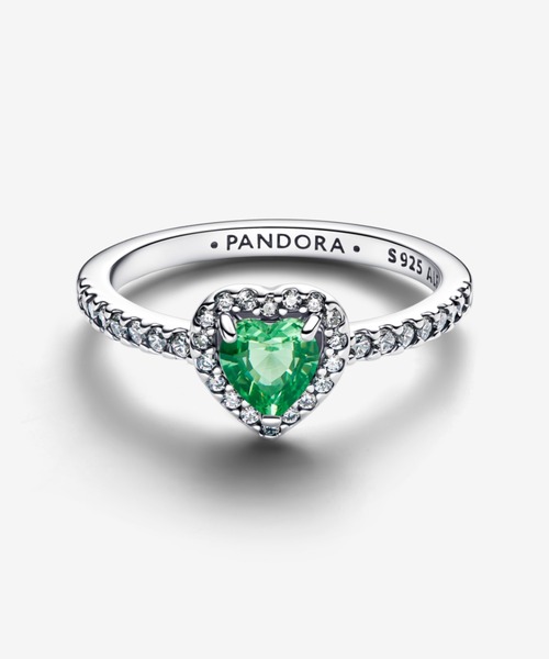 PANDORA(パンドラ)の「エレベイテッド ハート リング(リング・レディース・グリーン/レッド/ホワイト/イエロー/ライトパープル/ロイヤルブルー/ピンク/ブルー/フューシャピンク/ダークグリーン/ライトブルー・54/52/50/48/56/60/58)」の14枚目の写真